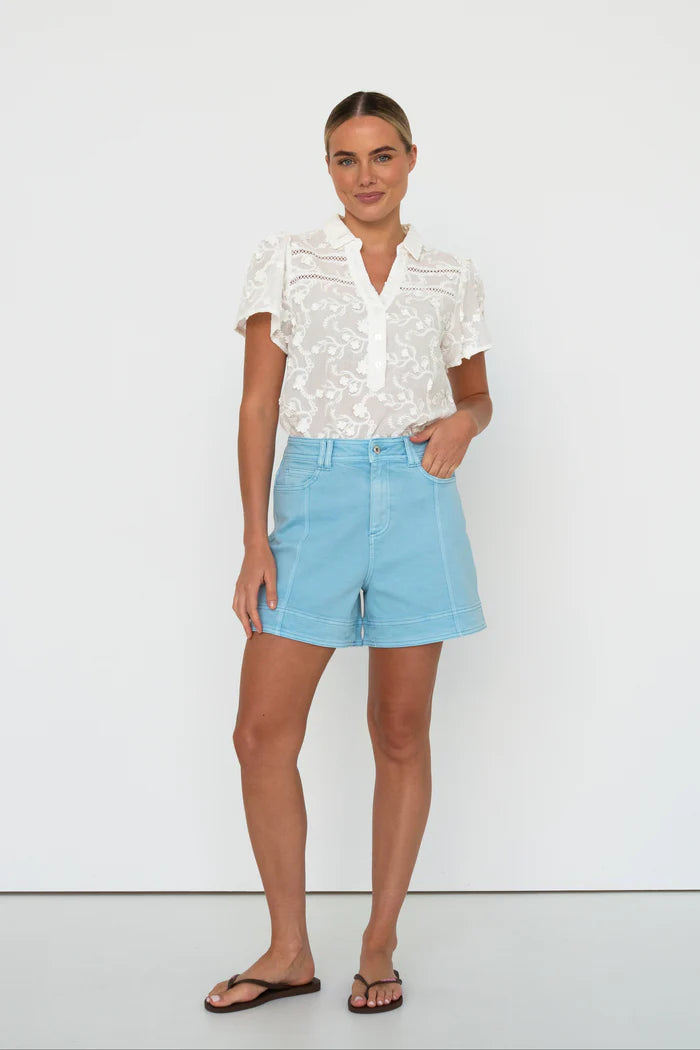 Sydney Short – Washed Blue by Kireina