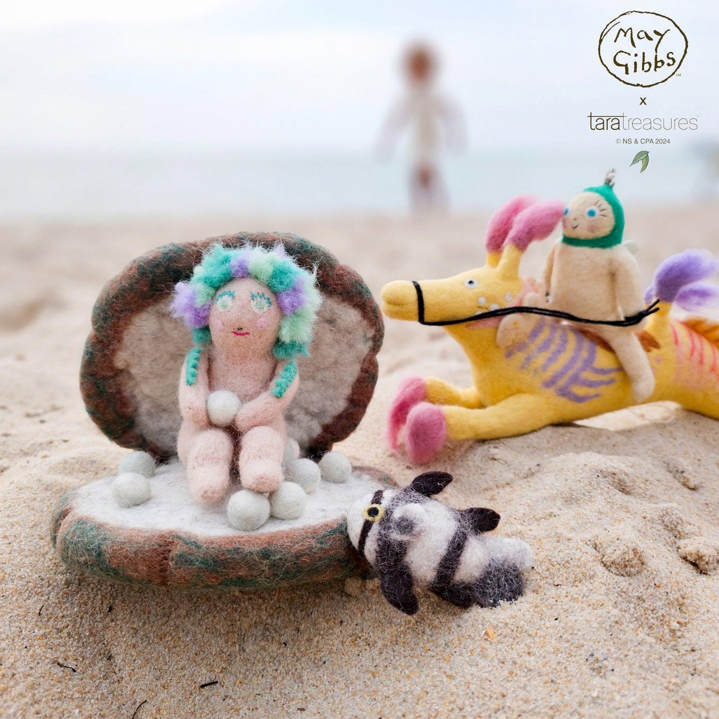 Little Obelia in her Pearl Shell by Tara Treasures