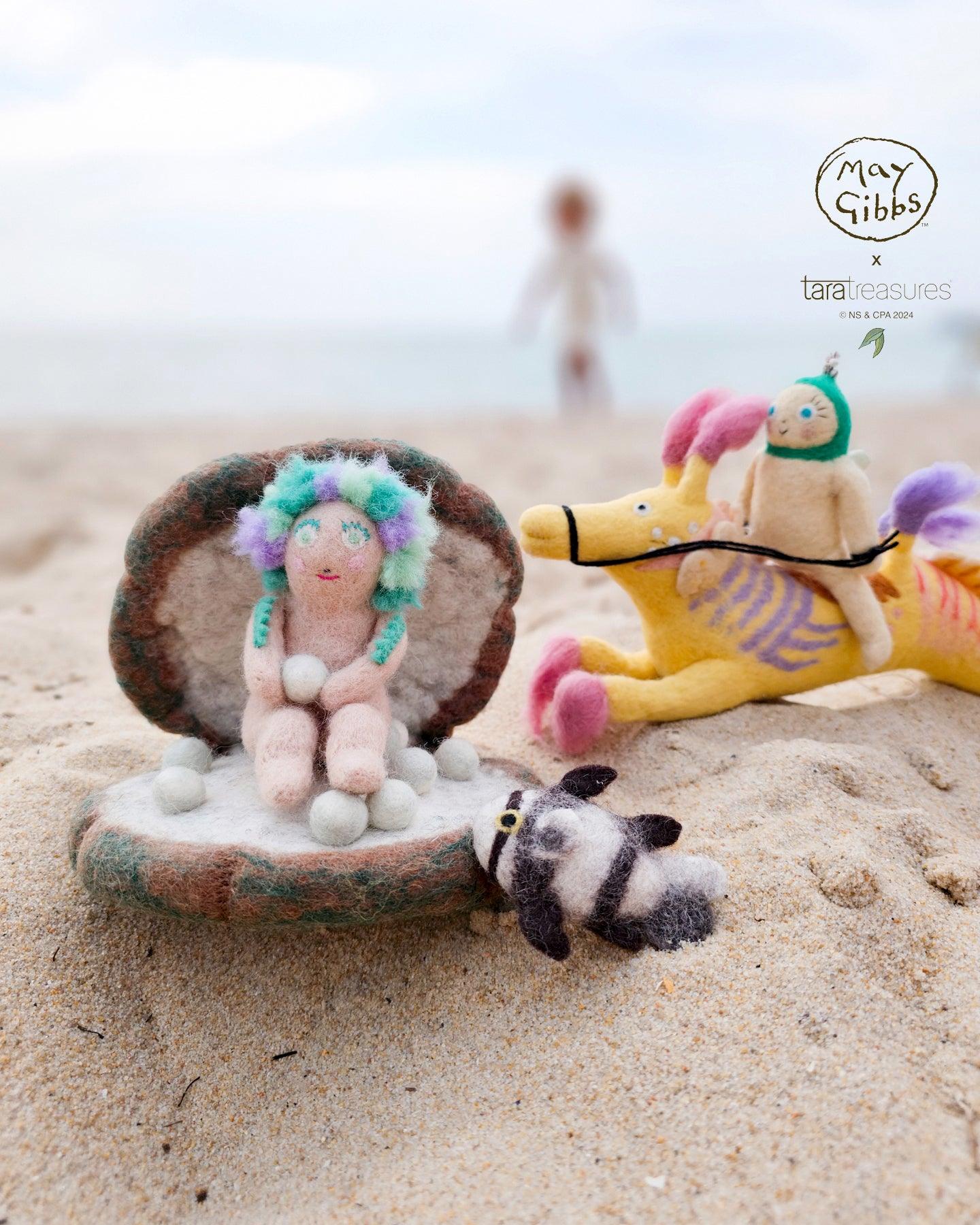 Little Obelia in her Pearl Shell by Tara Treasures