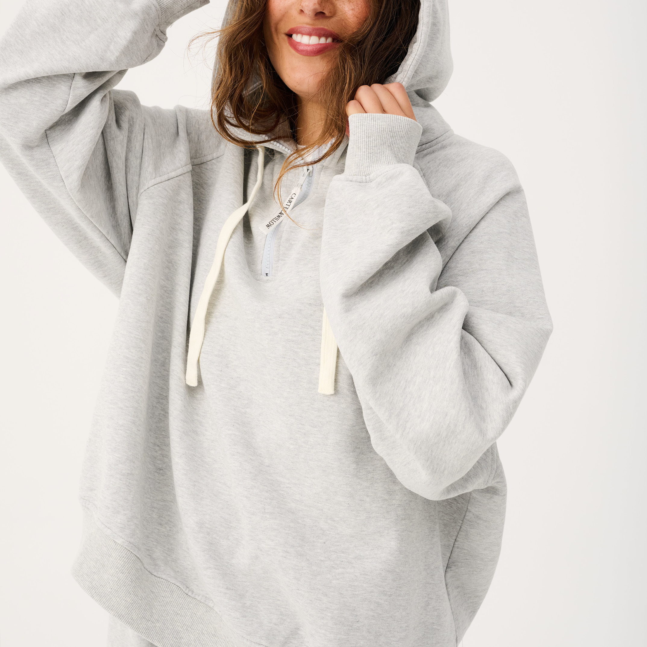 Teagan Hoodie - Grey Marle by Cartel & Willow