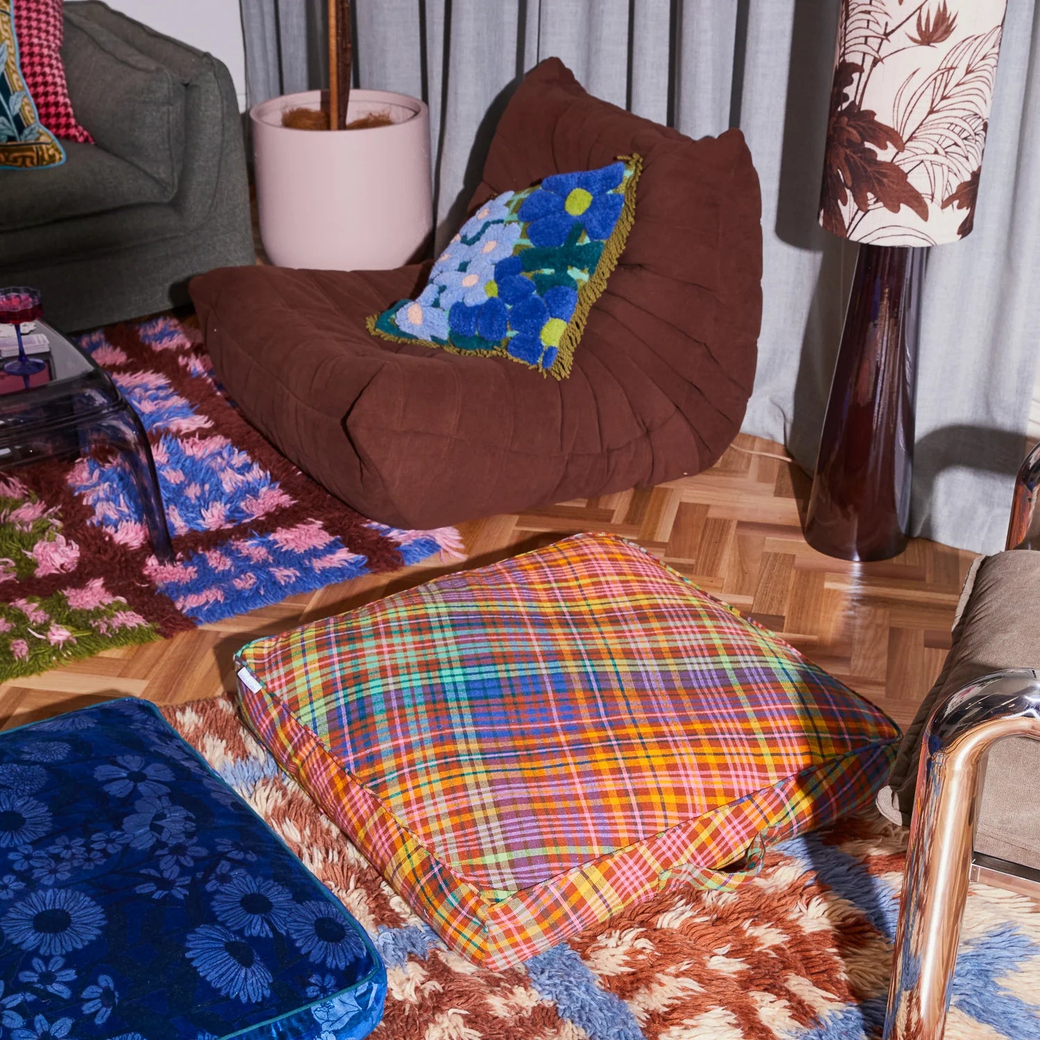 Telma Woven Floor Cushion by