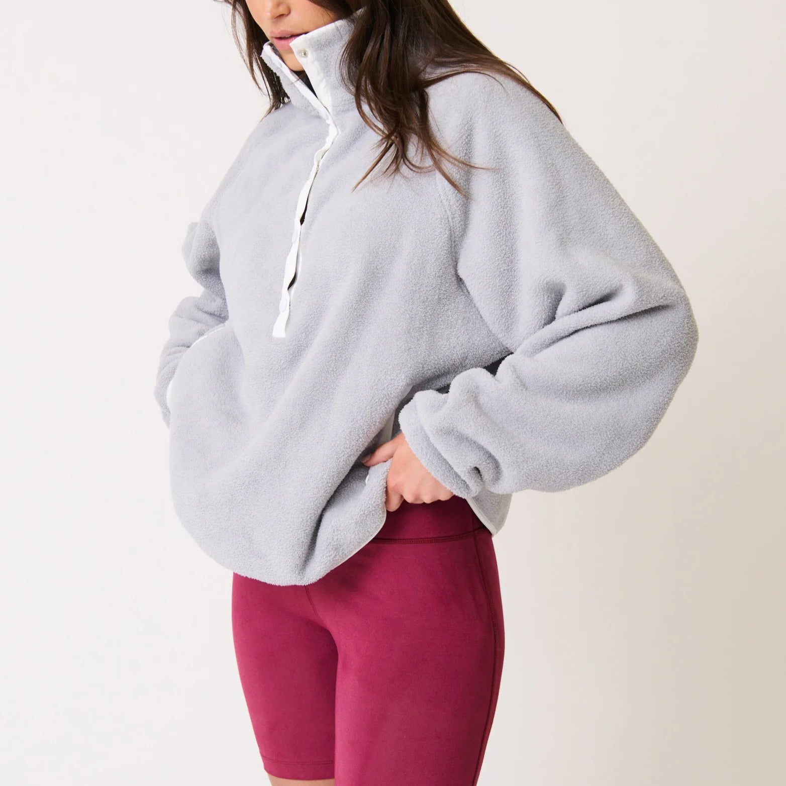 Tia Bike Shorts Plum by Cartel and Willow