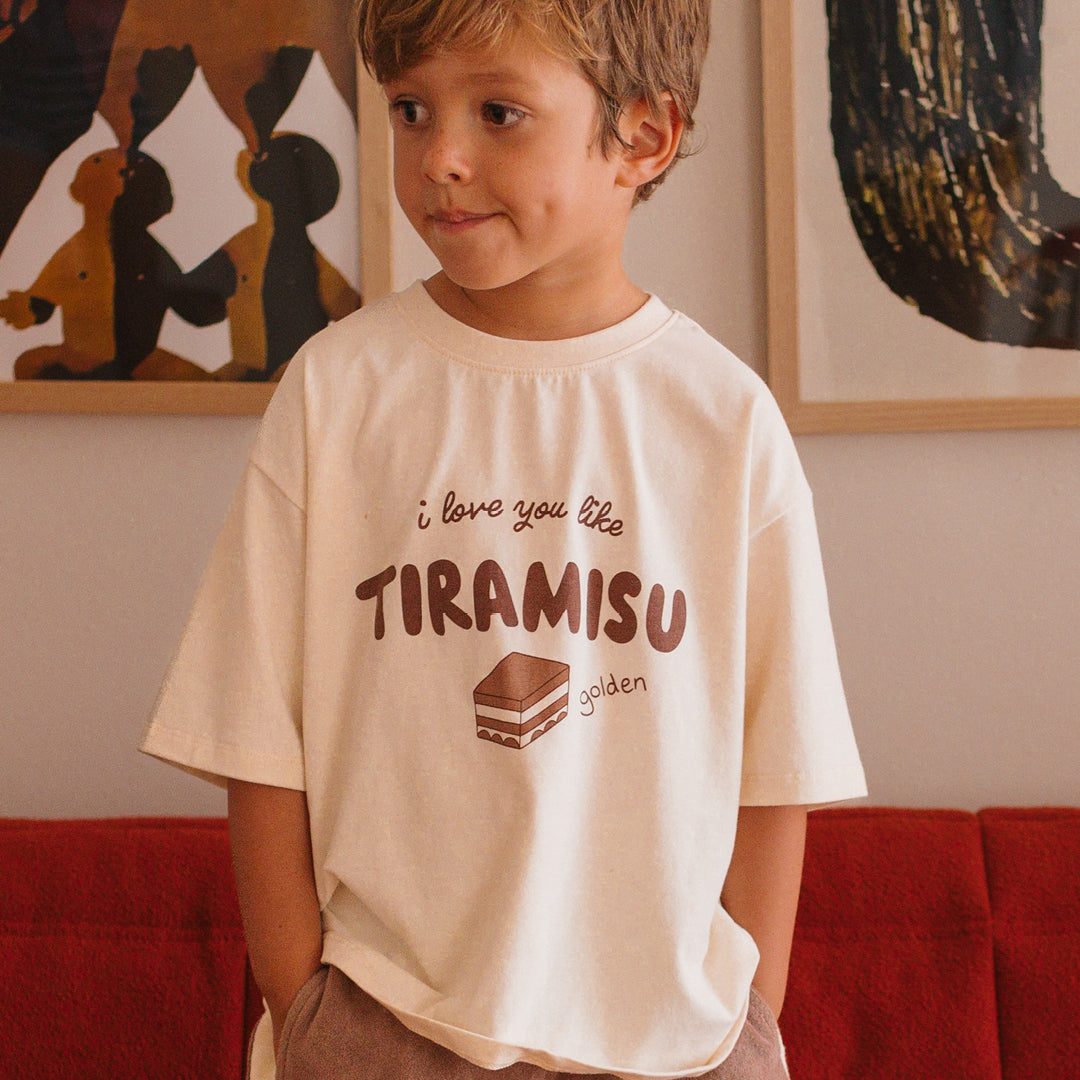 Tiramisu T-shirt - Buttercream | Golden Children