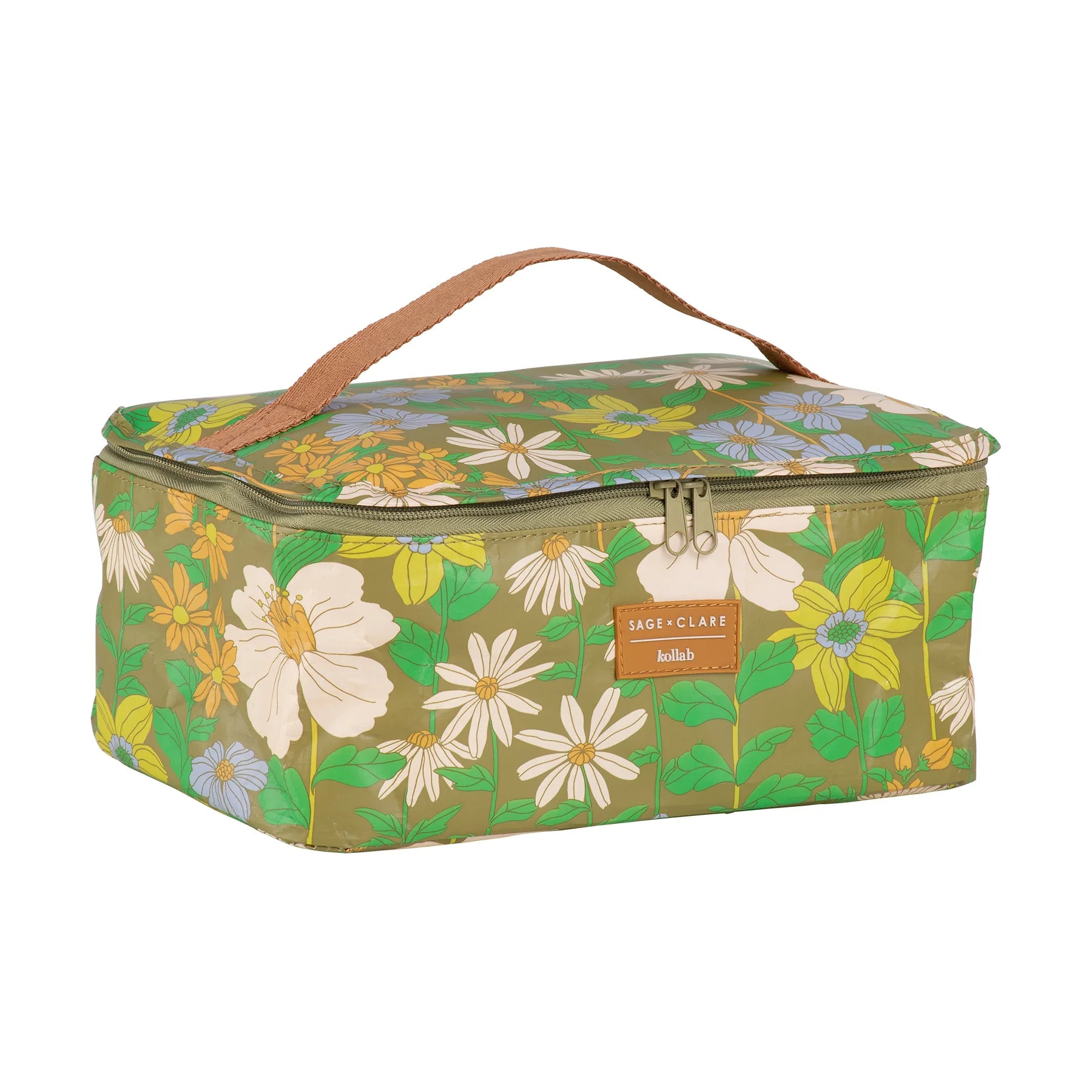 Kollab X Sage&Clare Toiletry Stash Bag - Floria by
