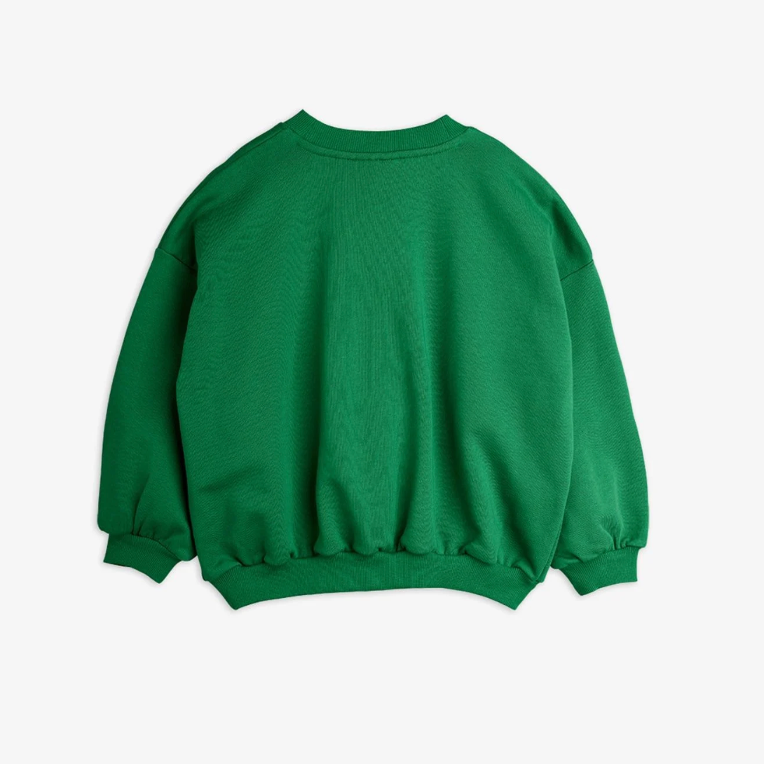 Back view of Travel agency sp sweatshirt - Green | Mini Rodini