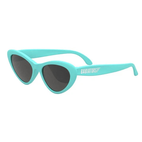 Turquoise cat eye babiators kids sunglasses