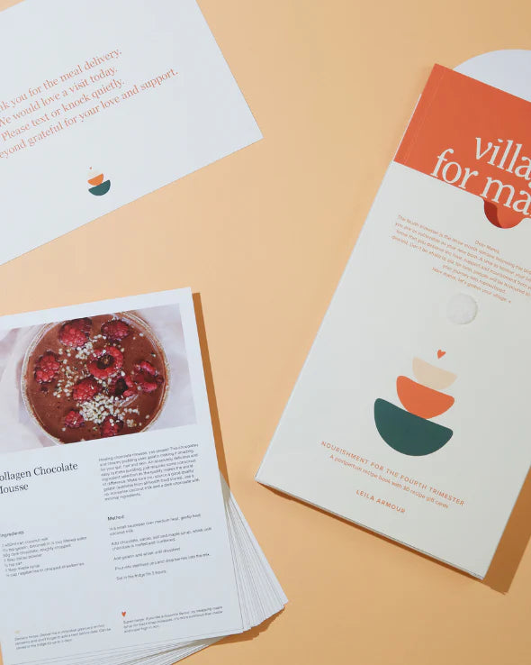 Village for mama recipe book postpartum recipes