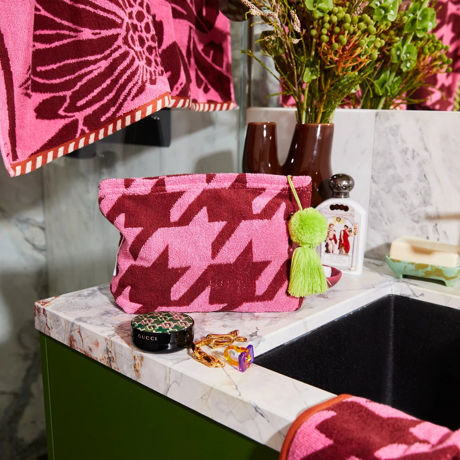 Vinita Terry Pouch - Cosmos by