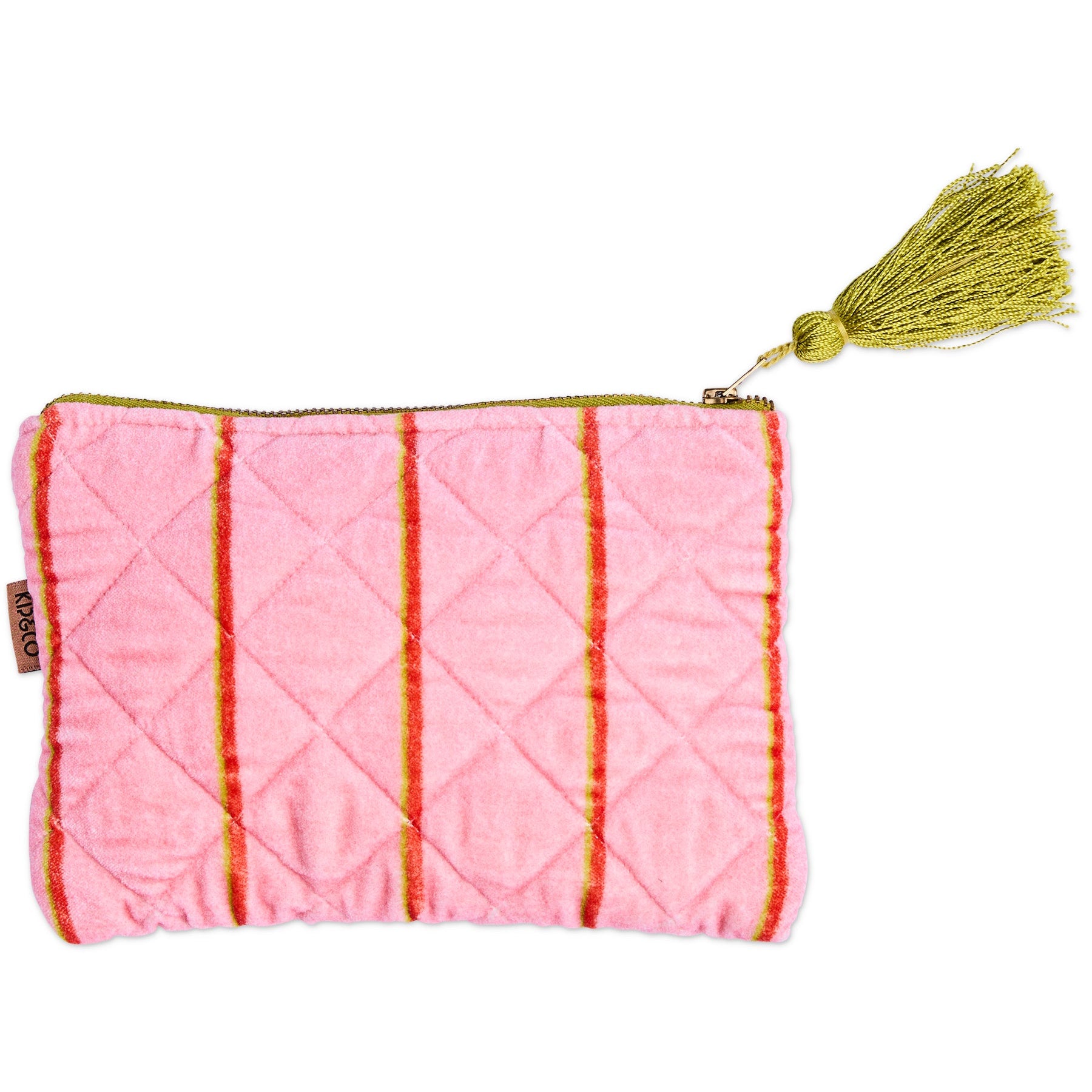Wategos Soiree Stripe Velvet Cosmetics Purse by Kip & Co