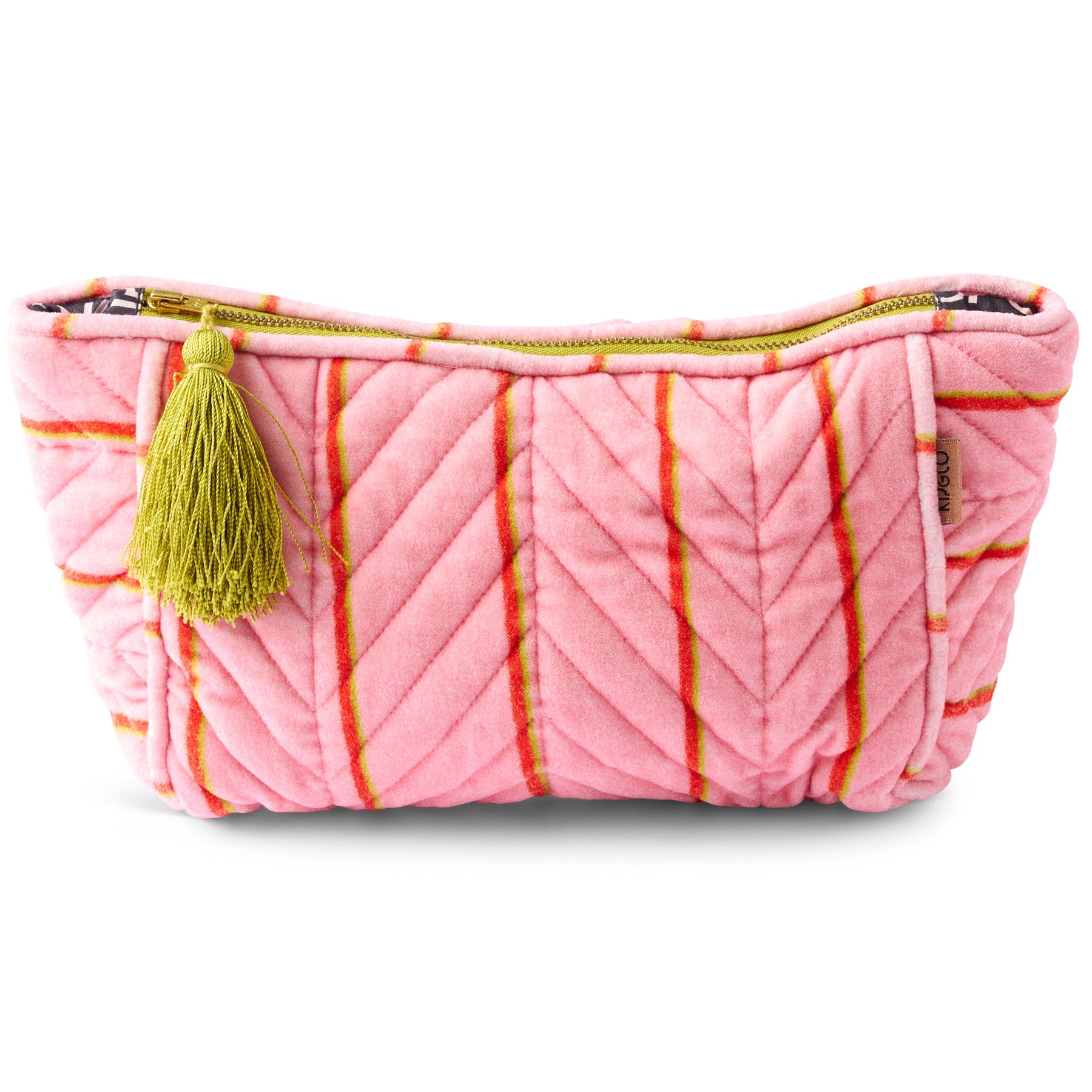 Wategos Soiree Stripe Velvet Toiletry Bag by Kip & Co