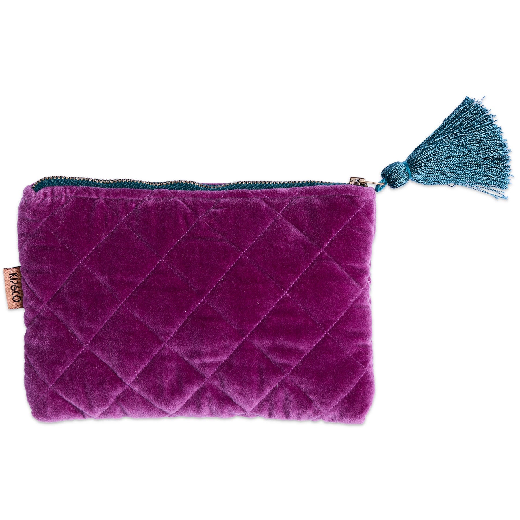 Wild Grape Velvet Cosmetics Purse by Kip & Co