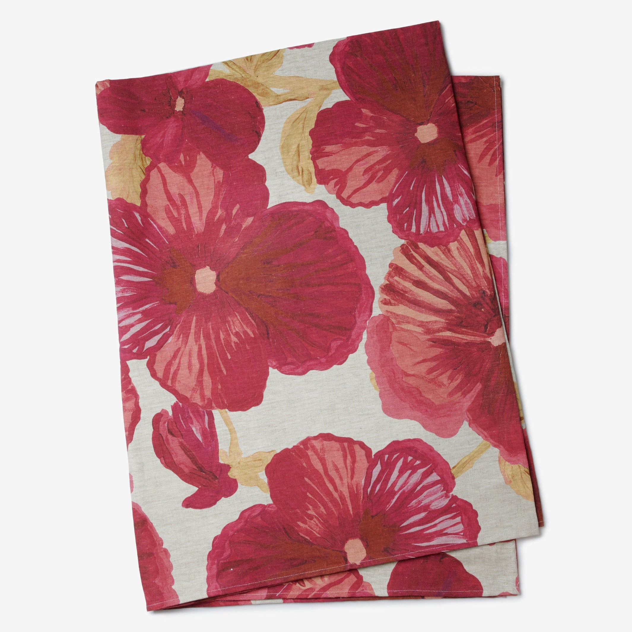 Wild Pansy Pink Tablecloth by Bonnie & Neil