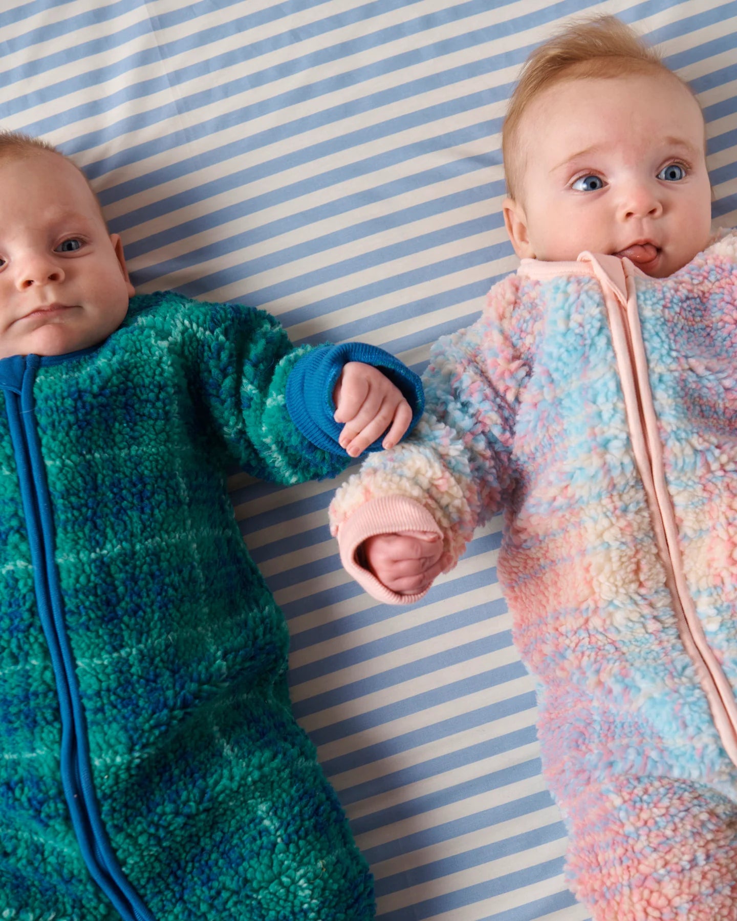 Wilderness tartan sherpa long sleeve zip romper by Kip & Co