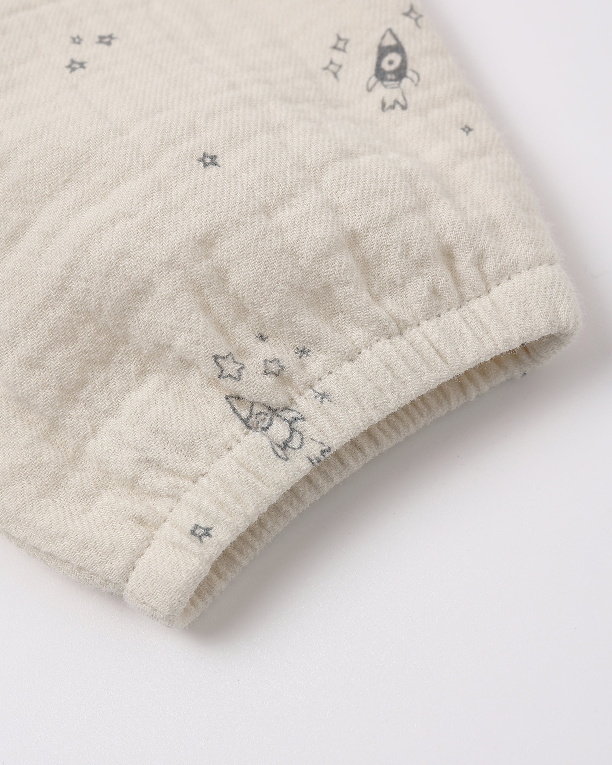 Close up of the Woven Pant - Space | Quincy Mae