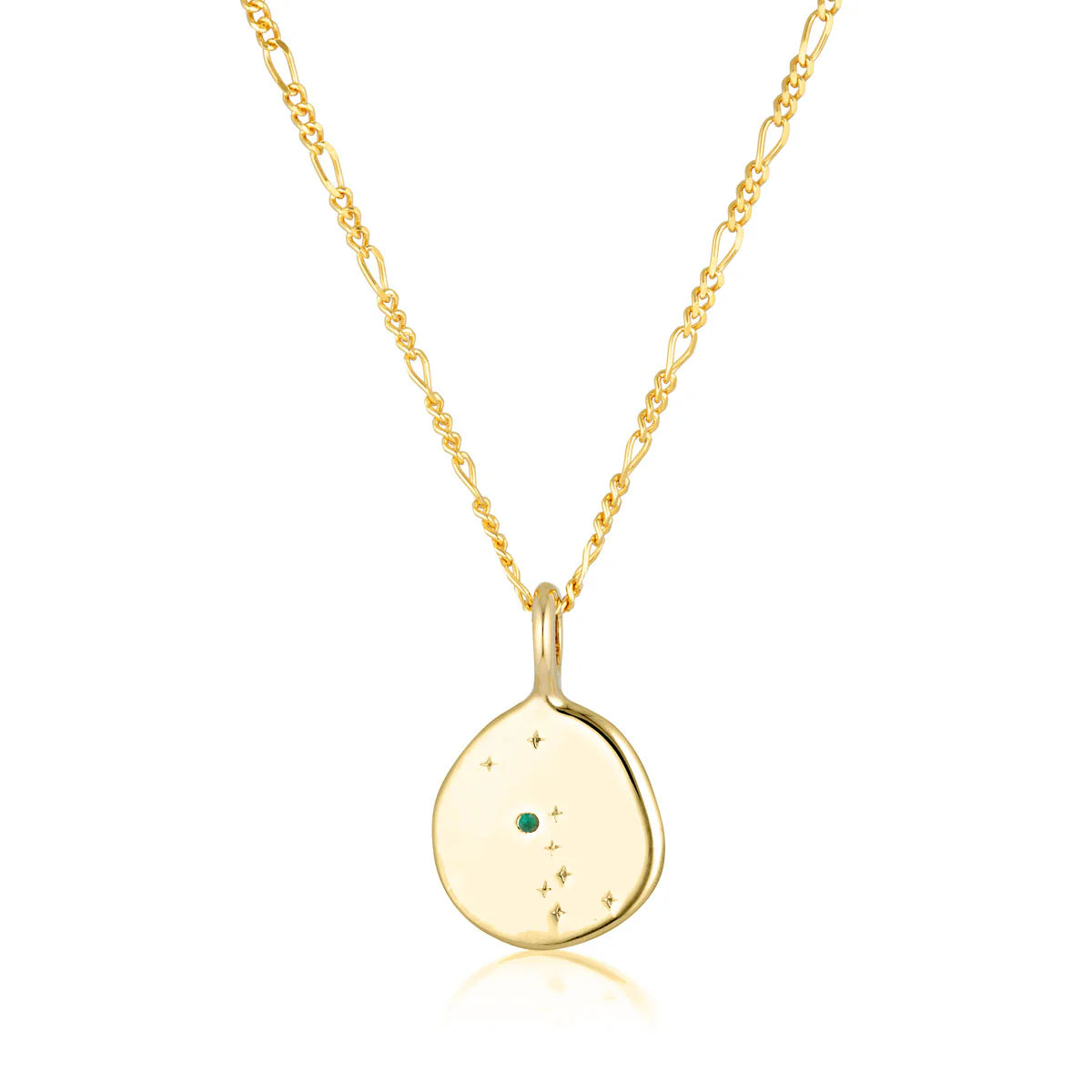 Zodiac Figaro Necklace Gold by Linda Tahija