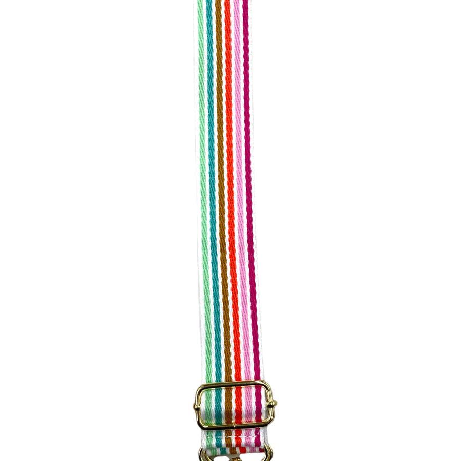 bag strap in rainbow colours