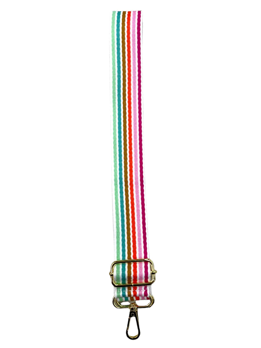 bag strap in rainbow colours
