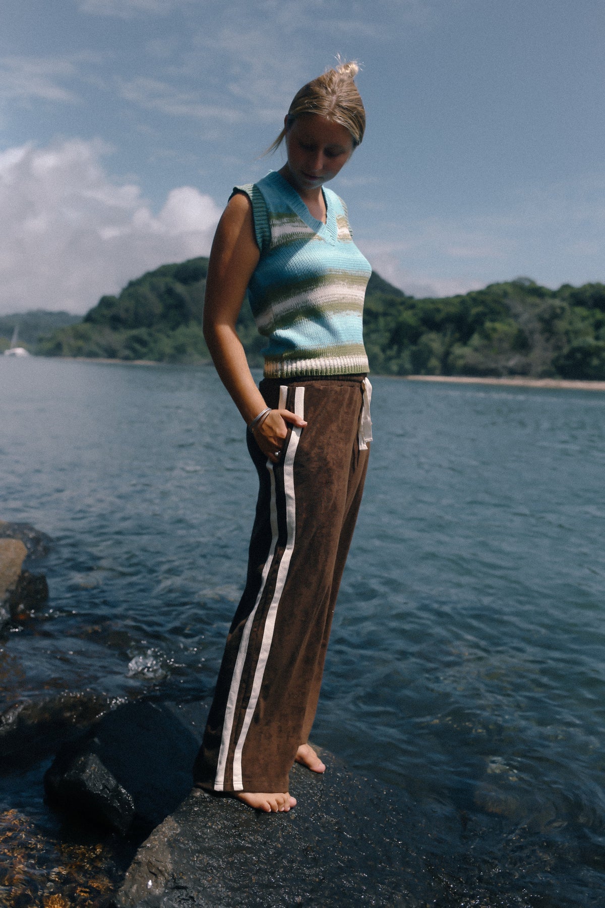 Brown Terry Pants Atmosea