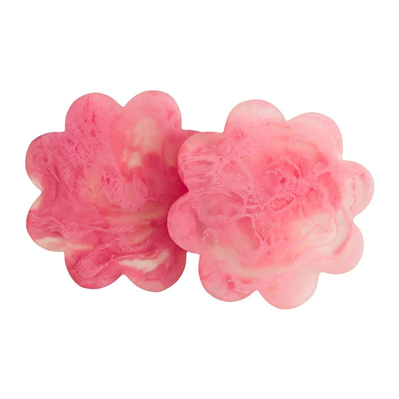 Cecilia Resin Coasters Plum colour by Sage and Clare