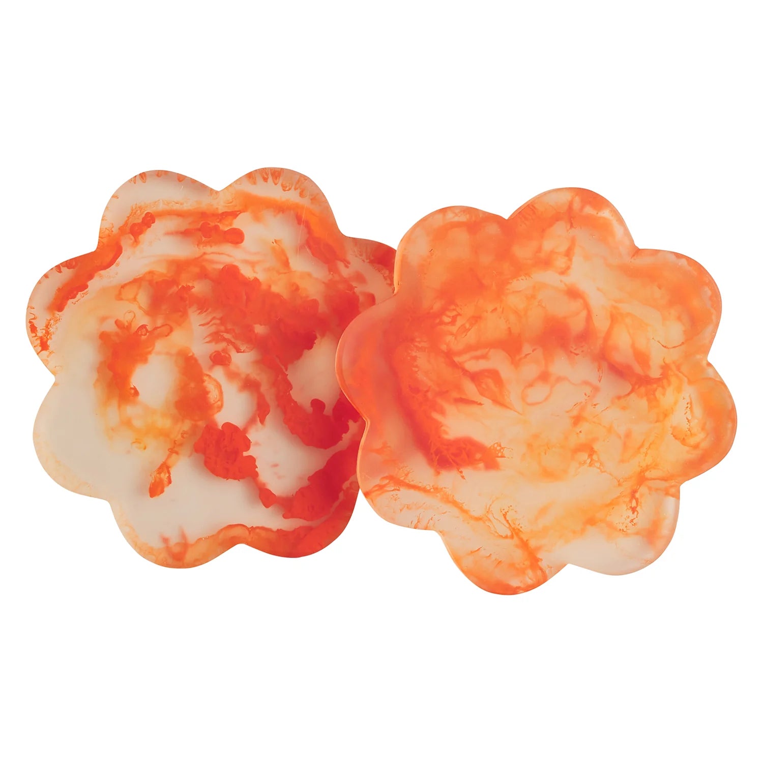 Mandarin Cecilia Resin Coasters By Sage and Clare