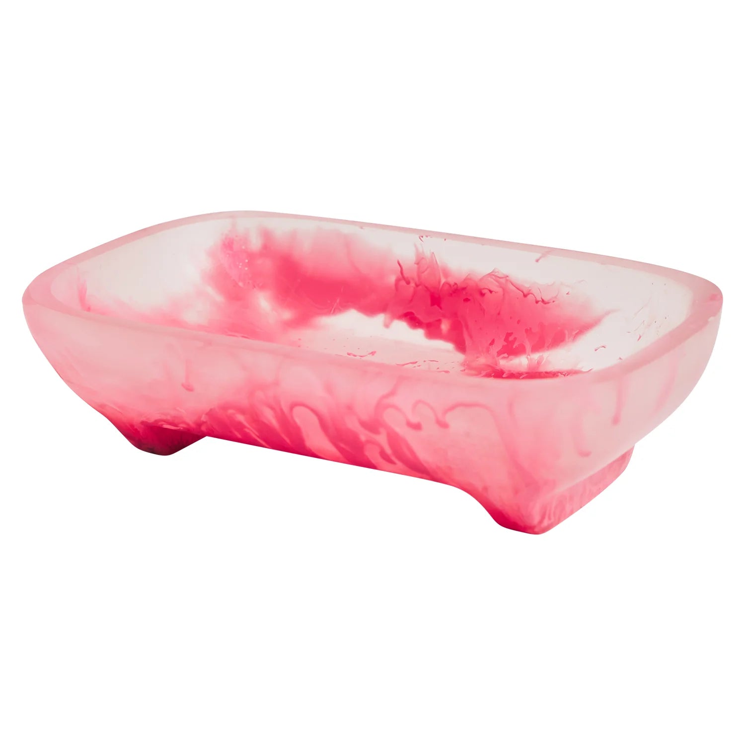 plum resin soap dish by sage & clare