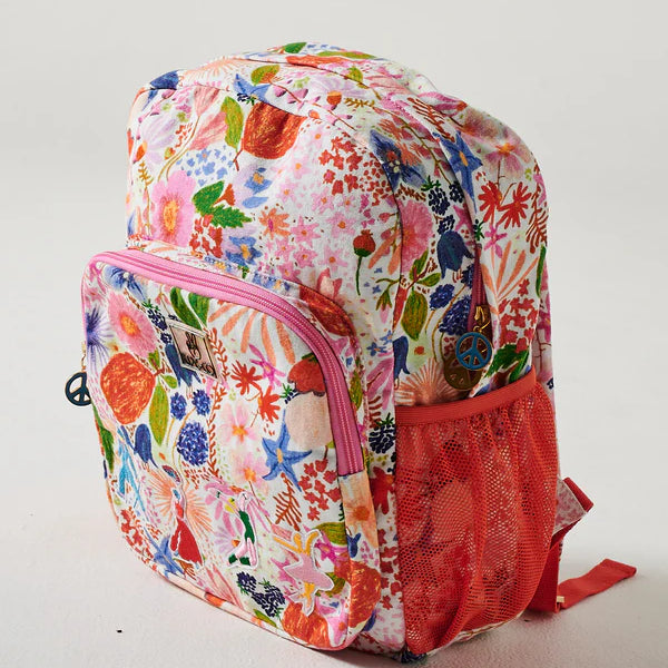 Dancing Queen Backpack by Kip and Co with floral design