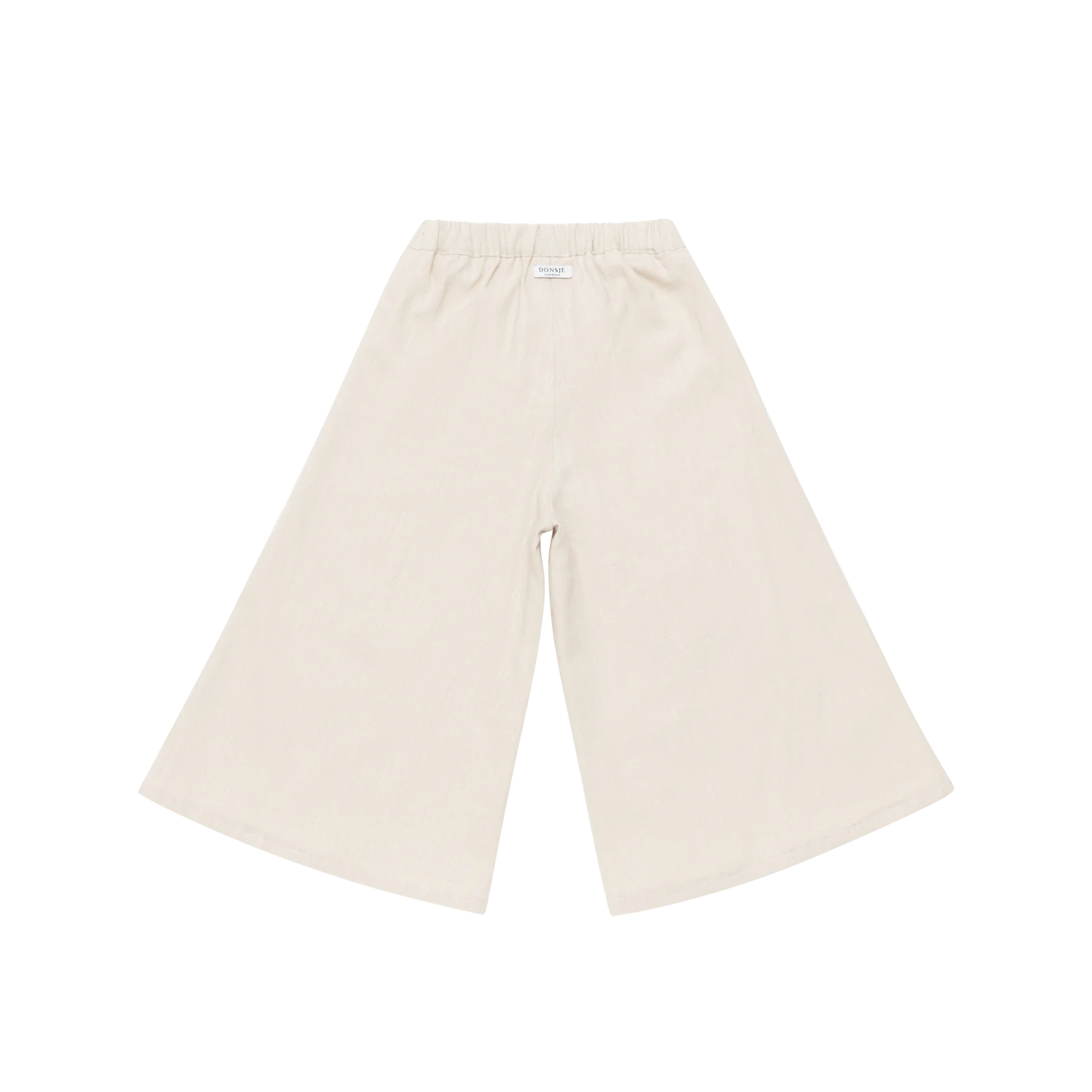 Fifis Linen Trousers poppy soft sand by Donsje back detail ( also referred to as the Fifi Linen Trousers by Donsje ).