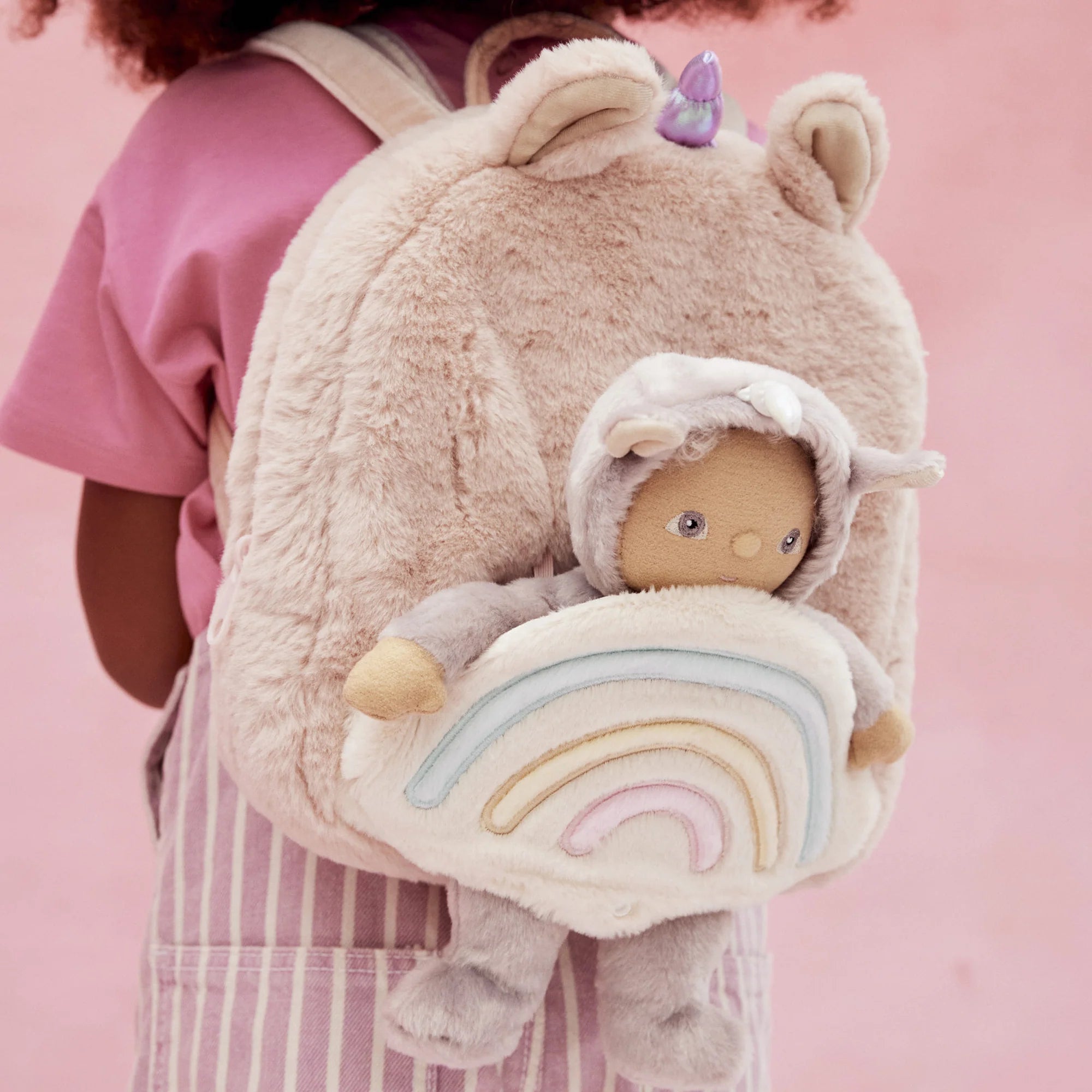 Hopalong Unicorn Backpack Pink by Olli Ella