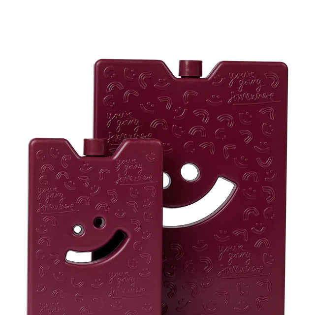 ice brick large and small burgundy