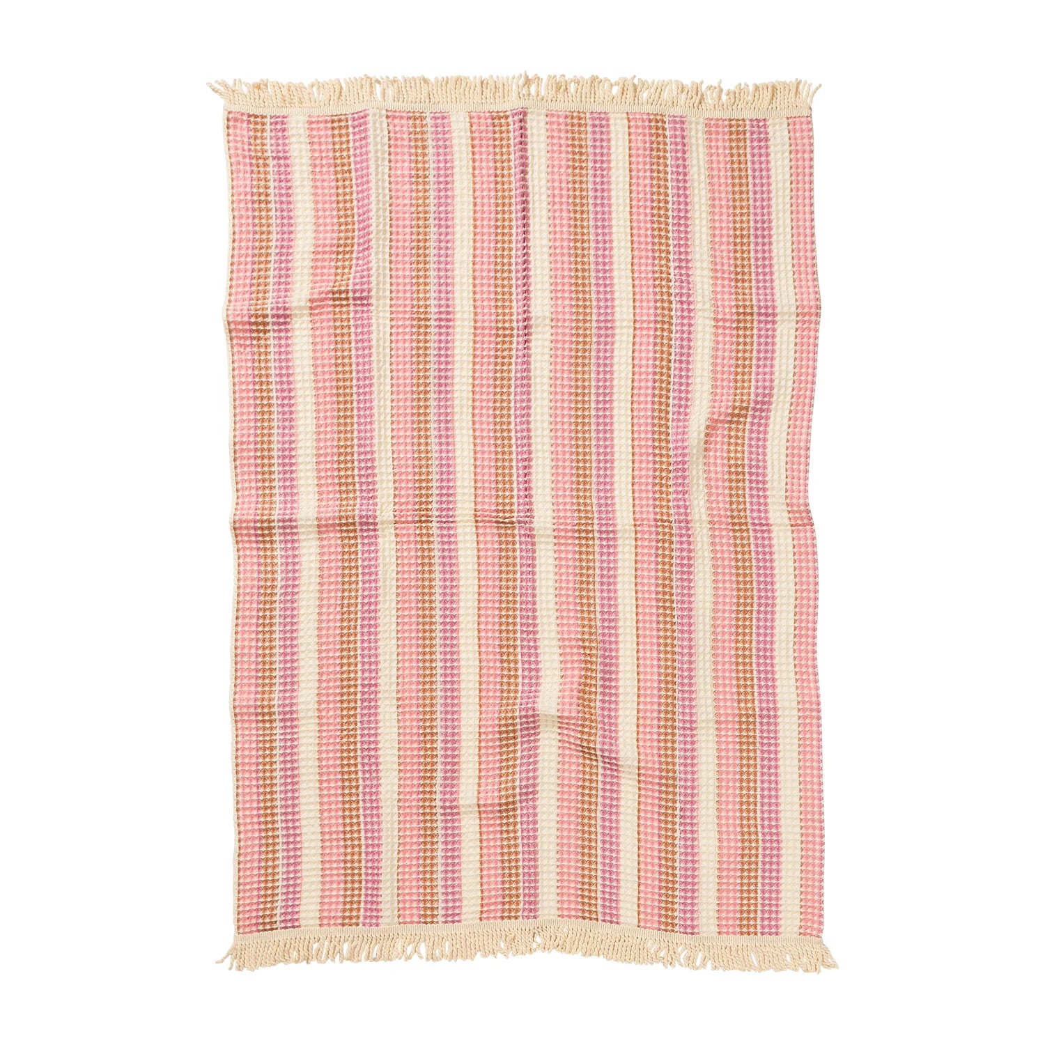 Kanti Waffle hand towel in Posy
