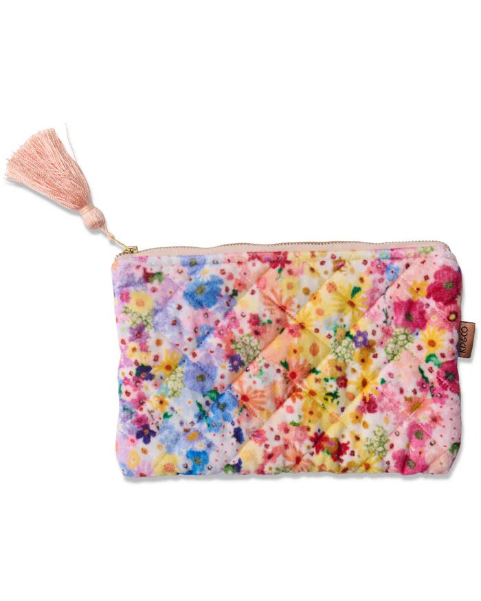 posie lane velvet cosmetics purse