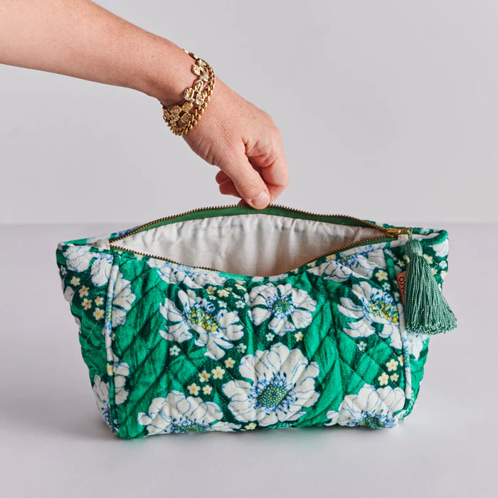 floral toiletry bag