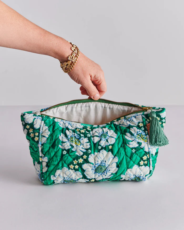 floral toiletry bag