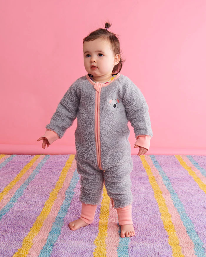 koala sherpa romper
