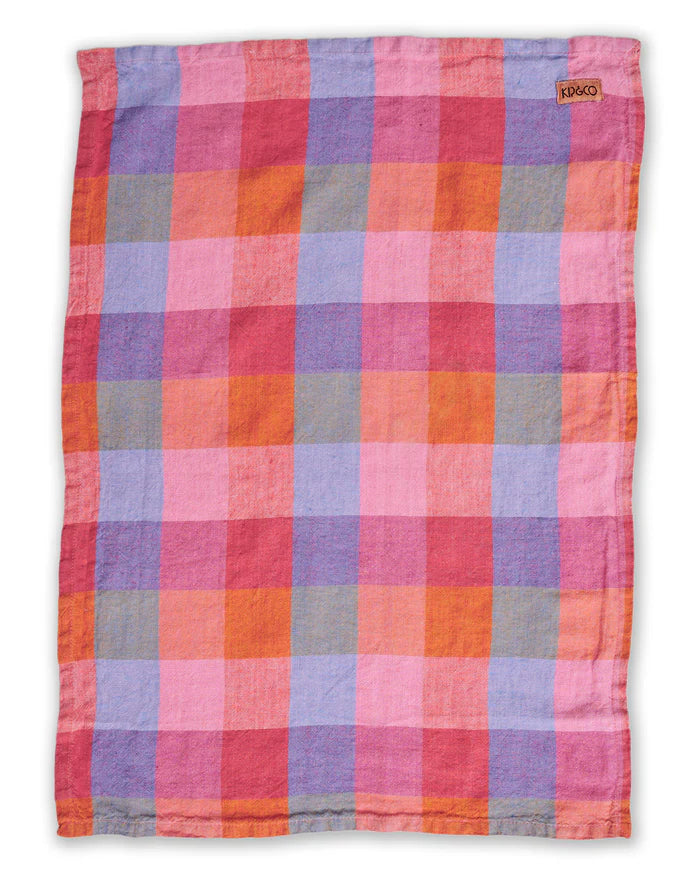 Tutti Frutti Linen Tea Towel by Kip & Co