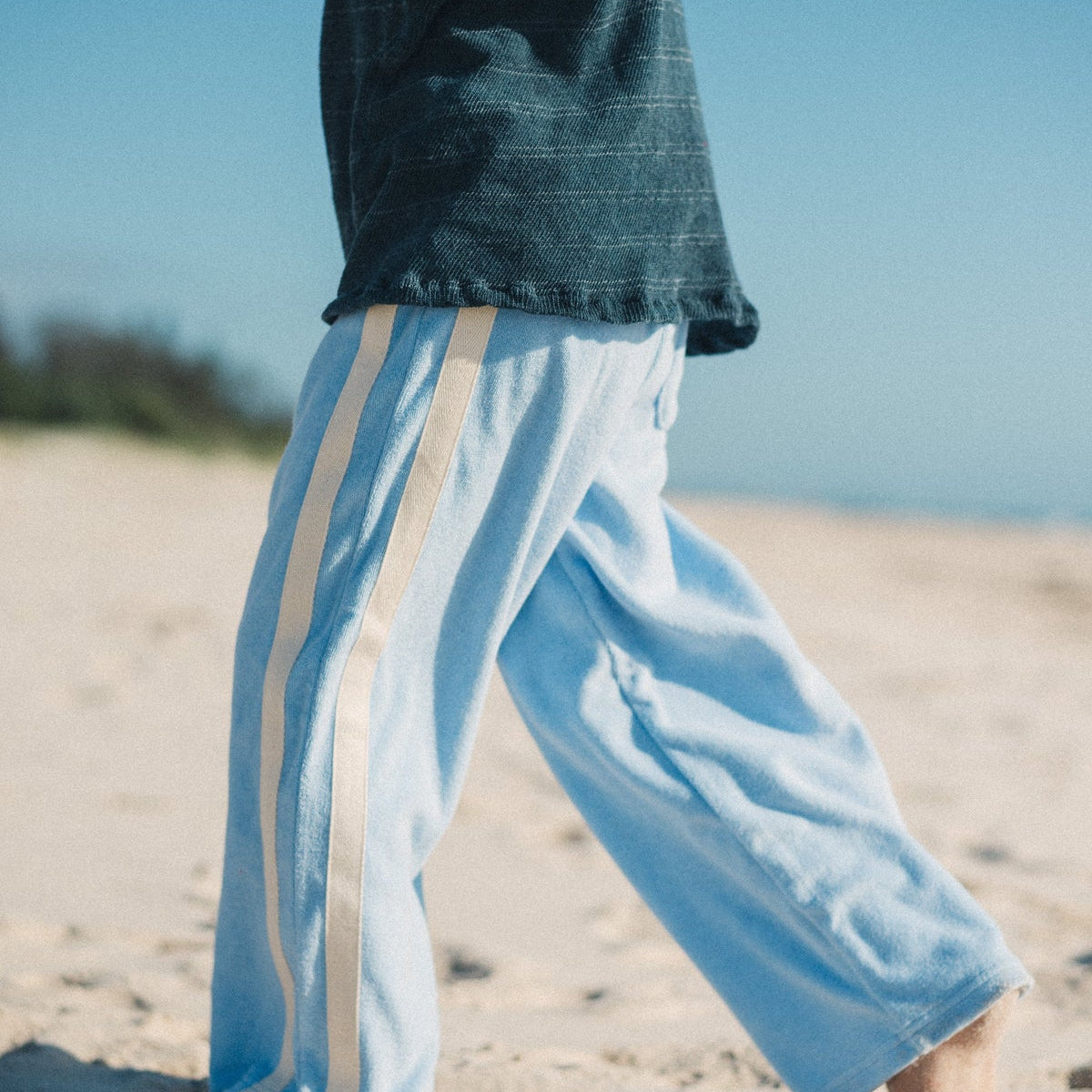 Mini terry pant in cloud blue by atmosea