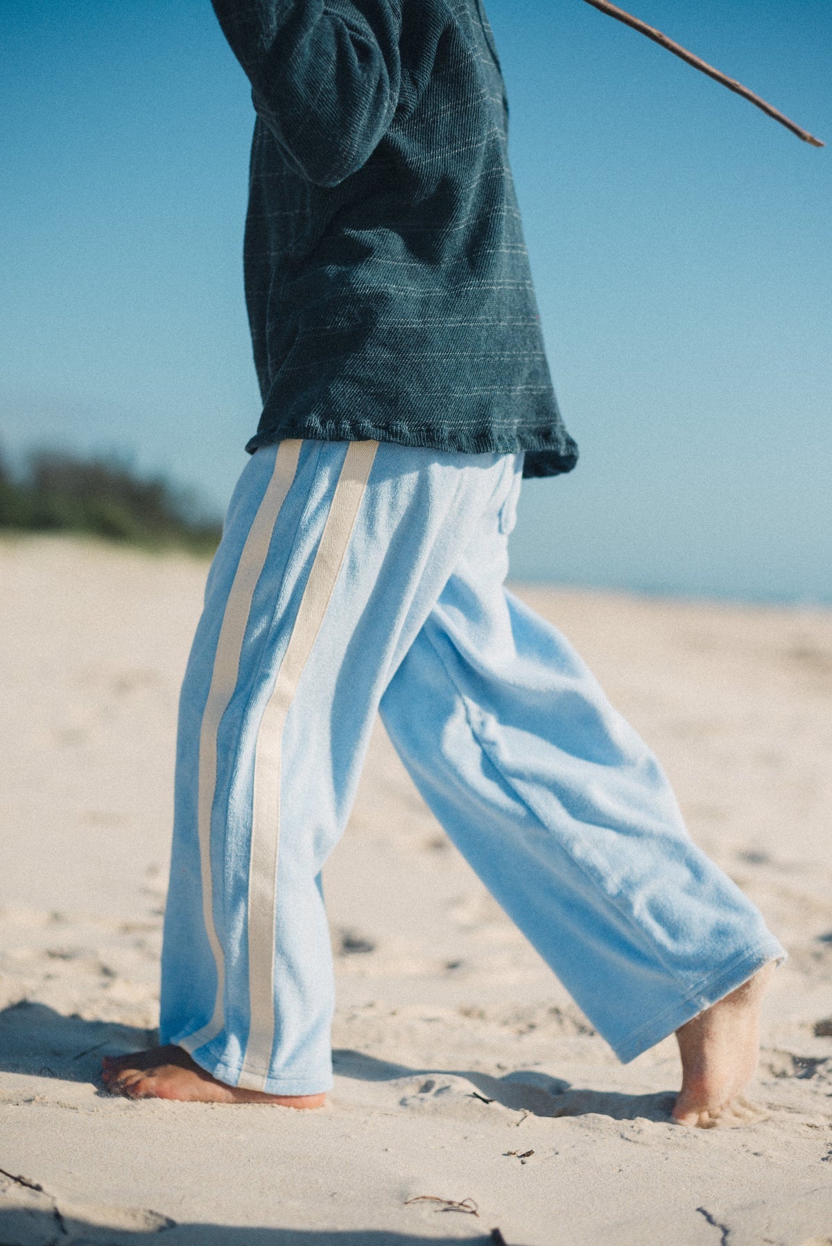 Mini terry pant in cloud blue by atmosea