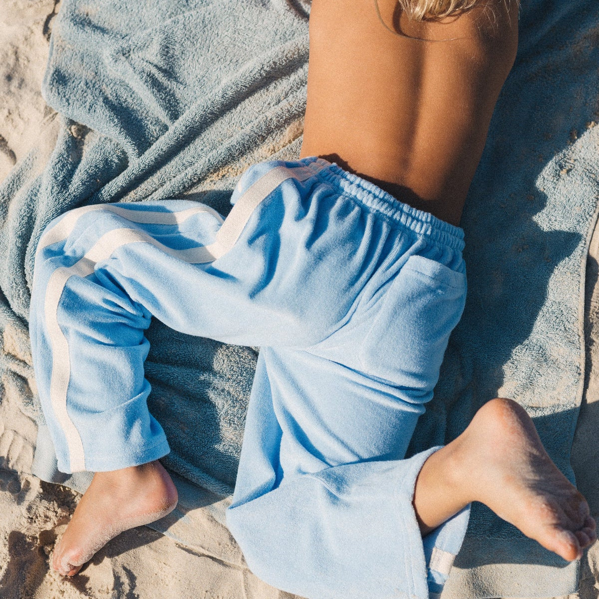 mini terry pant cloud