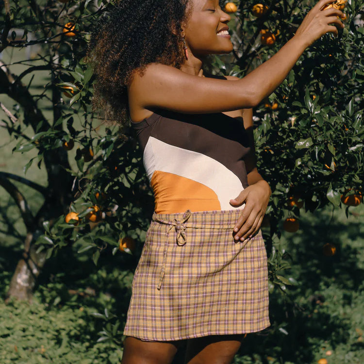 One Shoulder Romper – Sunset by Atmosea