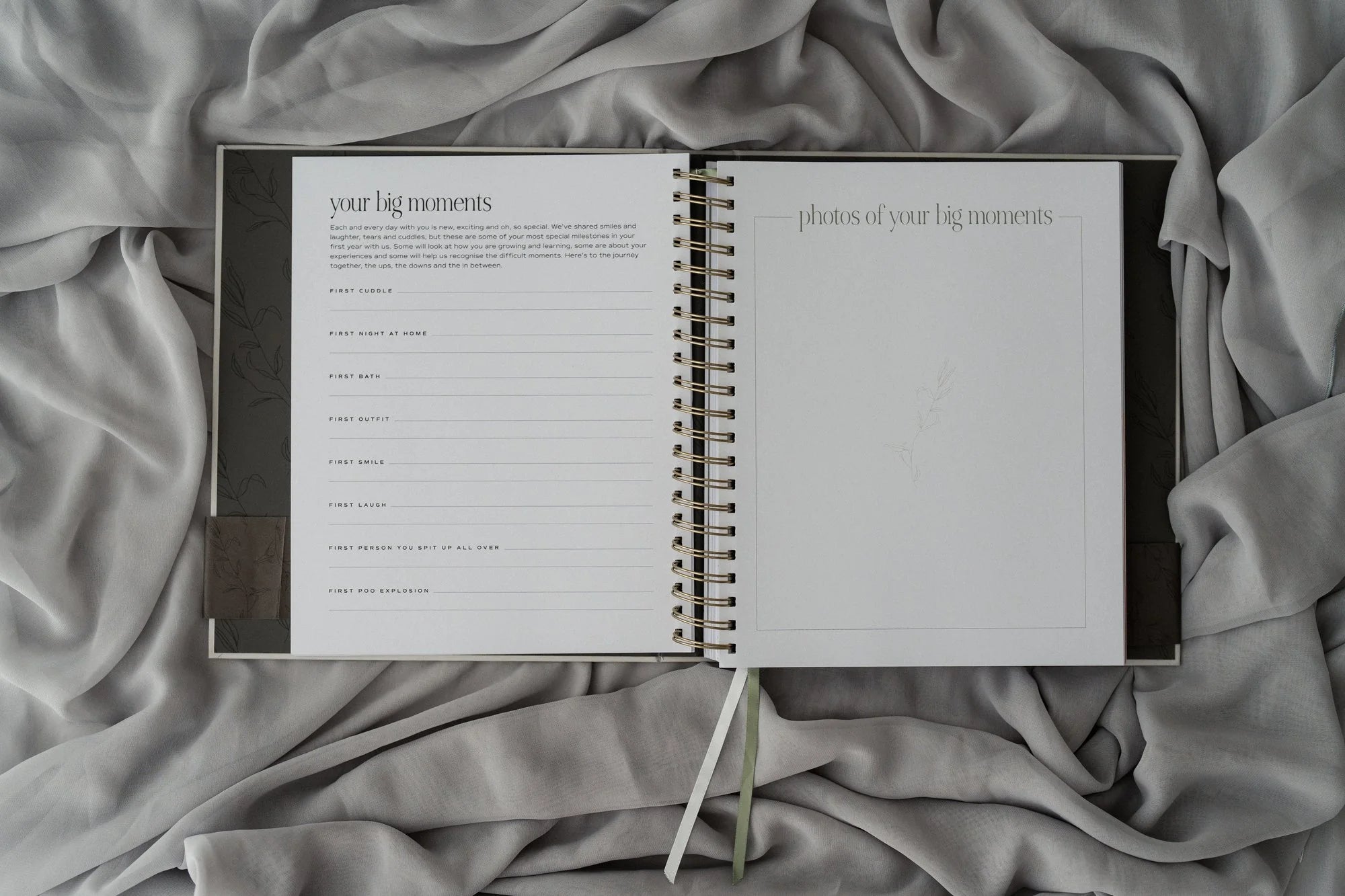 Our First Year of You Baby Journal by Dear Dahlia