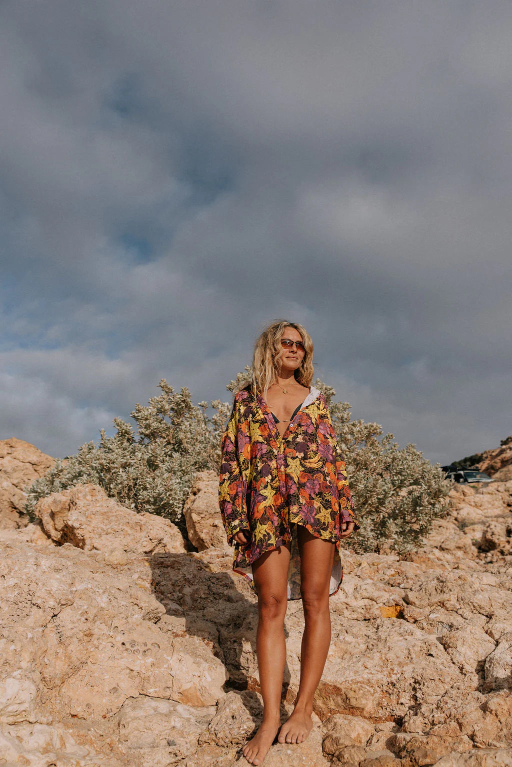 Oversized shirt in fruity by Atmosea