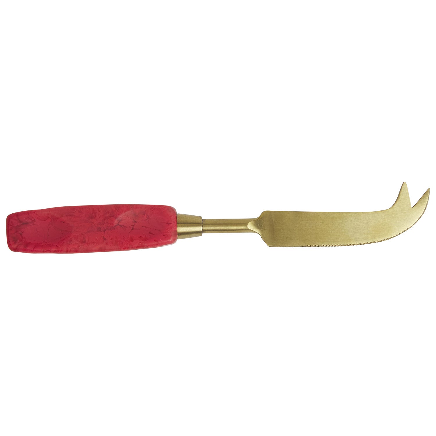 Raspberry red cheese knife by Sage & Clare
