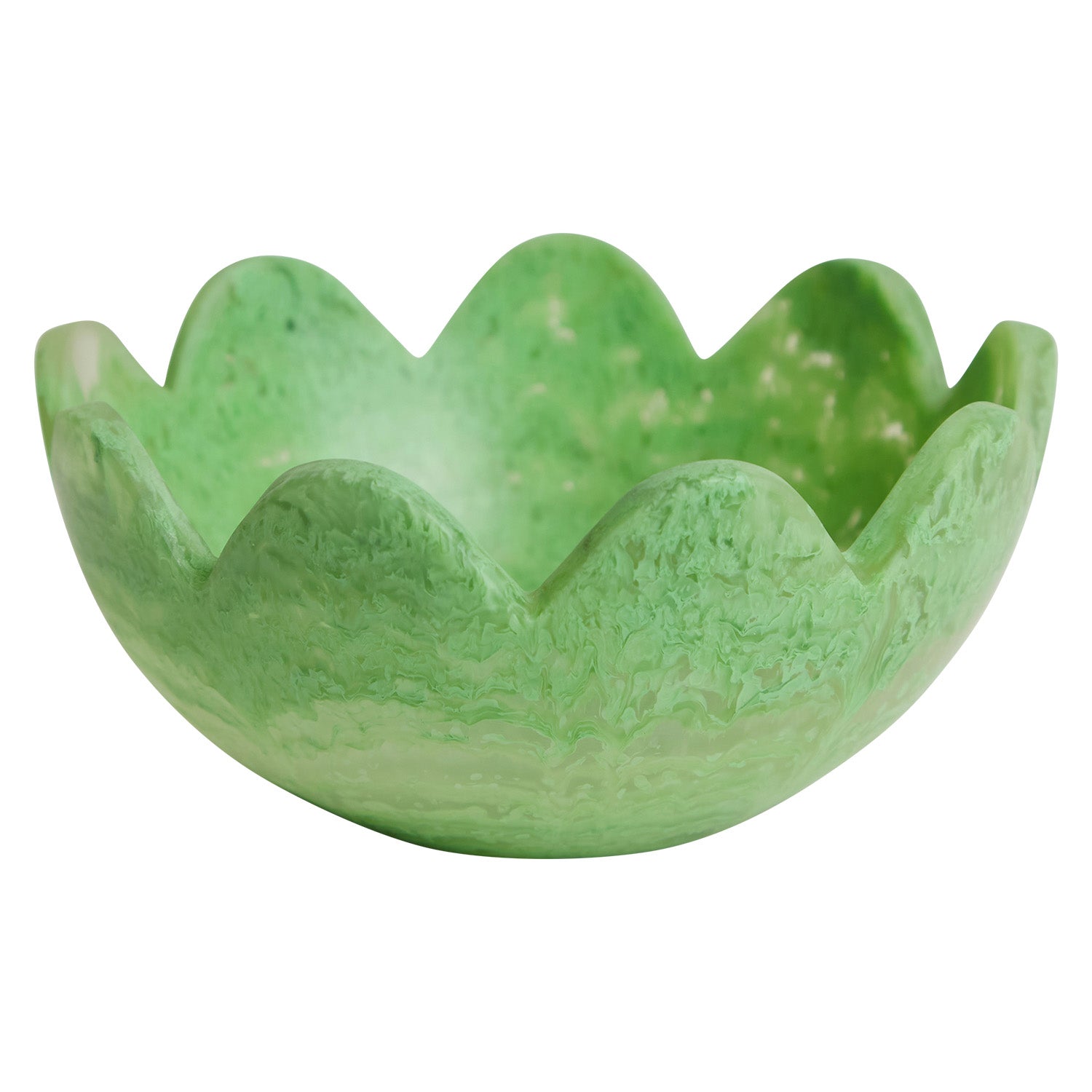 emerald green resin bowl