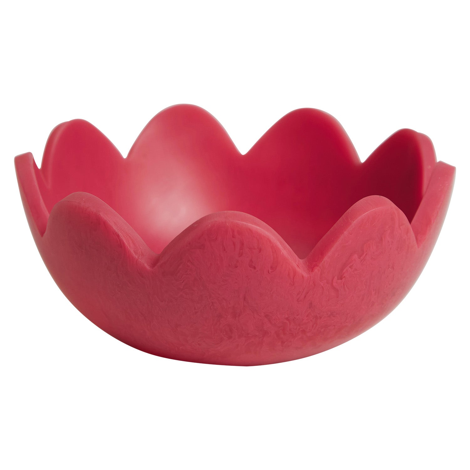 raspberry petal bowl