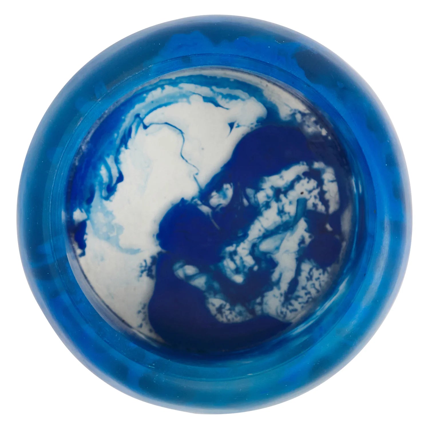 resin halleck canister lapis blue by Sage & Clare inside view of canister