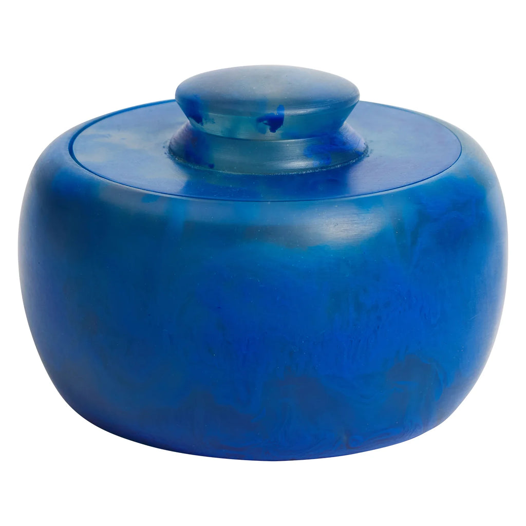 resin halleck canister lapis blue by Sage & Clare