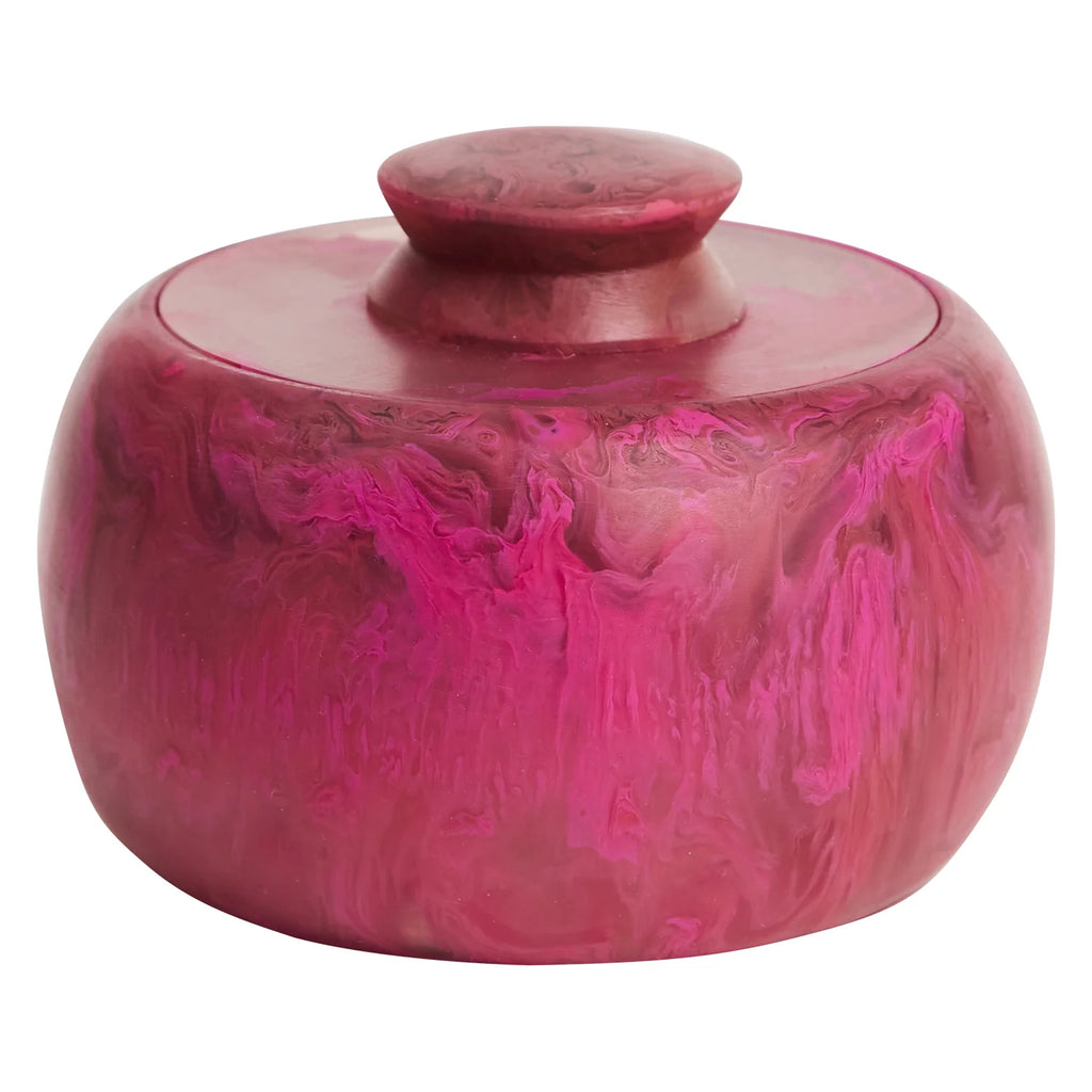 resin halleck canister rhubard pink colour