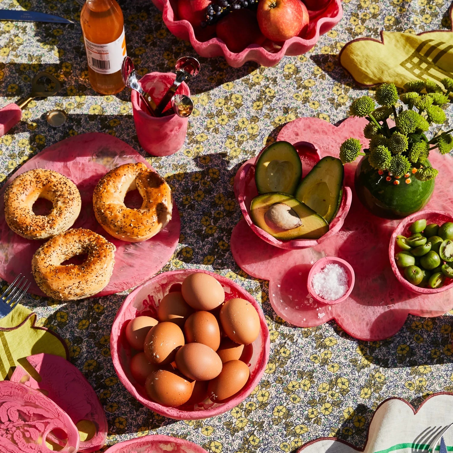 Candice Board Plum by Sage & Clare table display