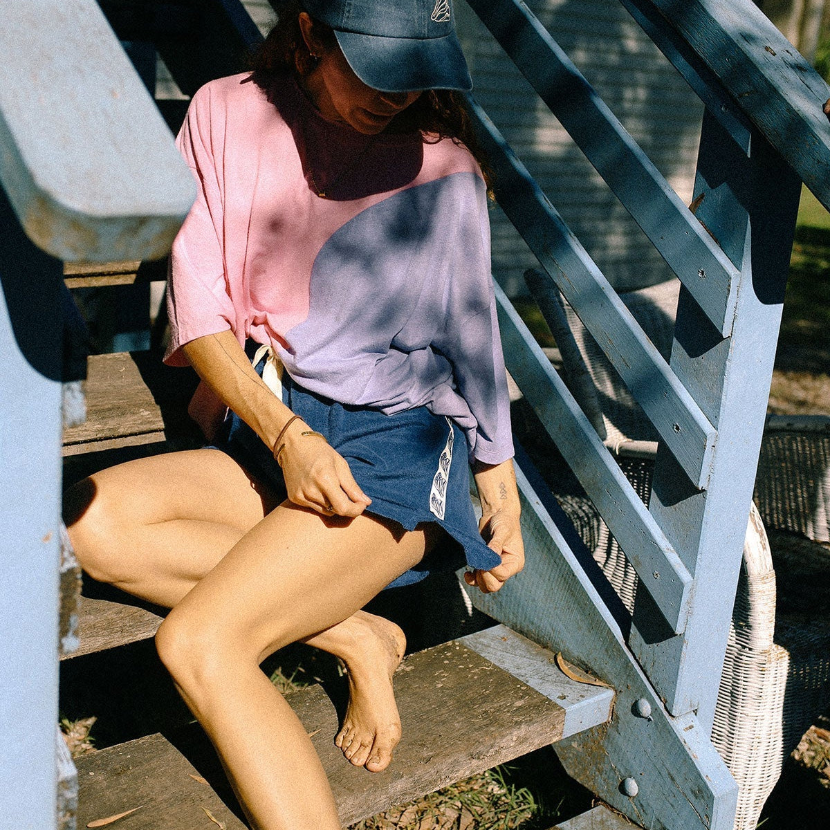 Atmosea terry short in true navy