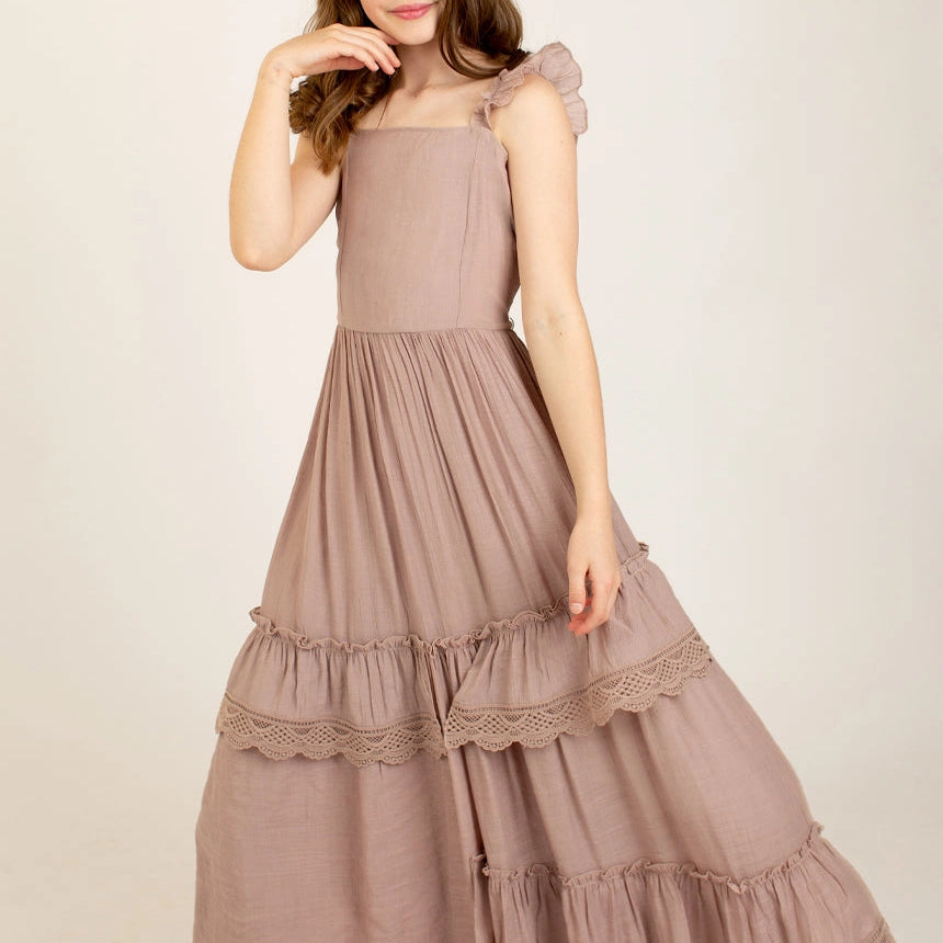 Joyfolie Serenity Dress in Orchid colour